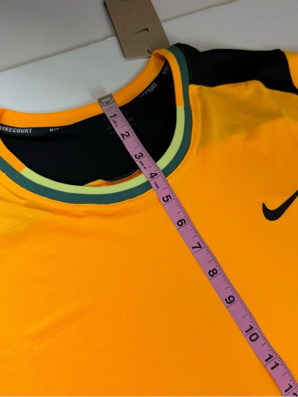 Nike Court Advantage Dri Fit Tennis Jersey Shirt Top Mens XXL Yellow FD5320 NWT